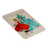 Weihnachtsmädchen Dekorationsbaum Magnet (Rechte Seite)