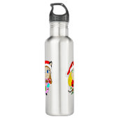 Weihnachtsmädchen Edelstahlflasche (Rückseite)