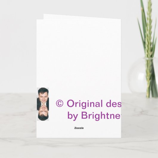 Weihnachtsmädchen Feiertagskarte (Rückseite)