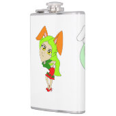 Weihnachtsmädchen Flachmann (Links)