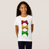 Weihnachtsmädchen-Girl T-Shirt (Vorne ganz)