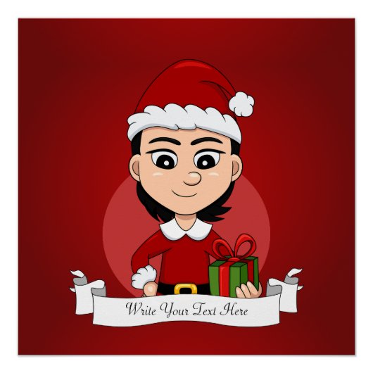 Weihnachtsmädchen-head-03.png Poster (Vorderseite)