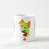 Weihnachtsmädchen Kaffeetasse (Mittel)
