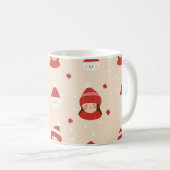 Weihnachtsmädchen Kaffeetasse (VorderseiteRechts)