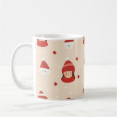 Weihnachtsmädchen Kaffeetasse (Links)