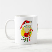 Weihnachtsmädchen Kaffeetasse (Links)