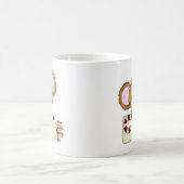 Weihnachtsmädchen Maus Kaffeetasse (Mittel)