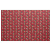 Weihnachtsmädchen mit Afro-Cartoon Stoff (Fat Quarter (45,7 x 55,9 cm))