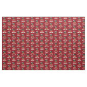 Weihnachtsmädchen mit Afro-Cartoon Stoff (Fat Quarter (45,7 x 55,9 cm))
