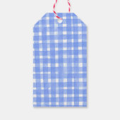 Weihnachtsmädchen mit Geschenken Geschenkanhänger (Rückseite)