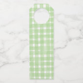 Weihnachtsmädchen mit Grün Flaschenanhänger (Rückseite)