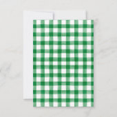 Weihnachtsmädchen Personalisiert Dankeskarte (Rückseite)