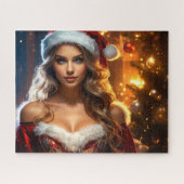 Weihnachtsmädchen Puzzle (Horizontal)