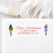 Weihnachtsmädchen-Rücksendeadresse (Insitu)