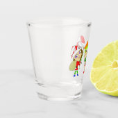 Weihnachtsmädchen Schnapsglas (Links)