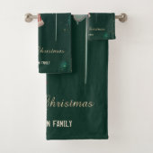 Weihnachtsmädchen, Schneeflocken Badhandtuch Set (Insitu)