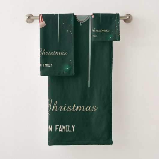 Weihnachtsmädchen, Schneeflocken Badhandtuch Set (Insitu)