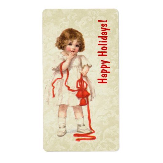 Weihnachtsmädchen und Rote Ribbon Ver3 (Vorne)