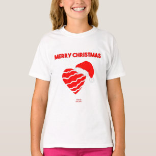 Weihnachtsmädchen White Basic T Shirt