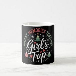 Weihnachtsmädelsreise, die gemeinsam Erinnerungen Kaffeetasse