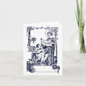 Weihnachtsmadrigal Feiertagskarte (Vorderseite)