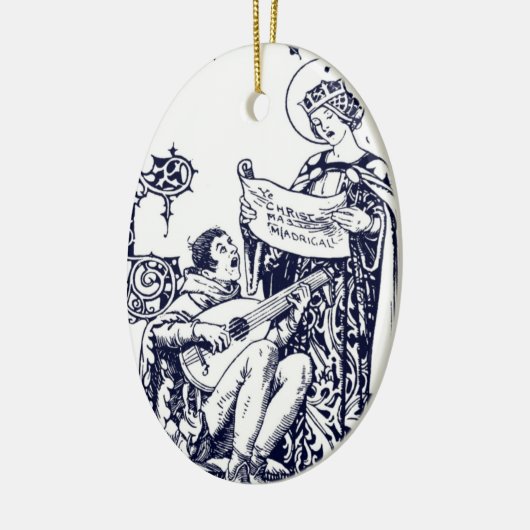 WeihnachtsMadrigals Keramikornament (Links)