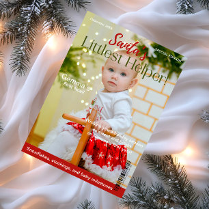 Weihnachtsmagazin-Cover Erste Weihnachtsmeile Feiertagskarte