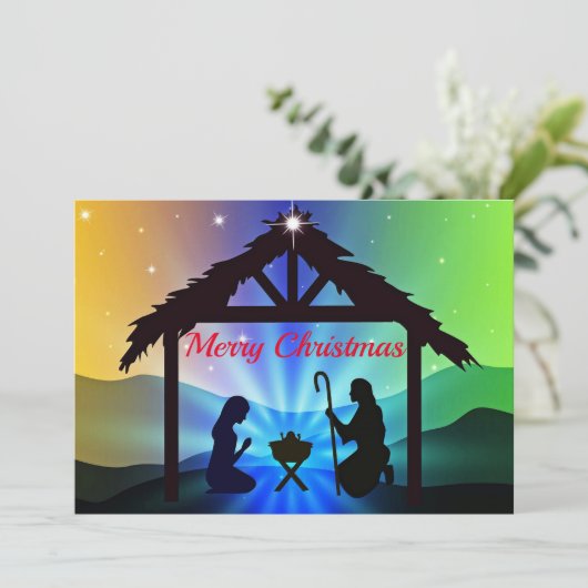 Weihnachtsmagazin Einladung (Stehend Vorderseite)