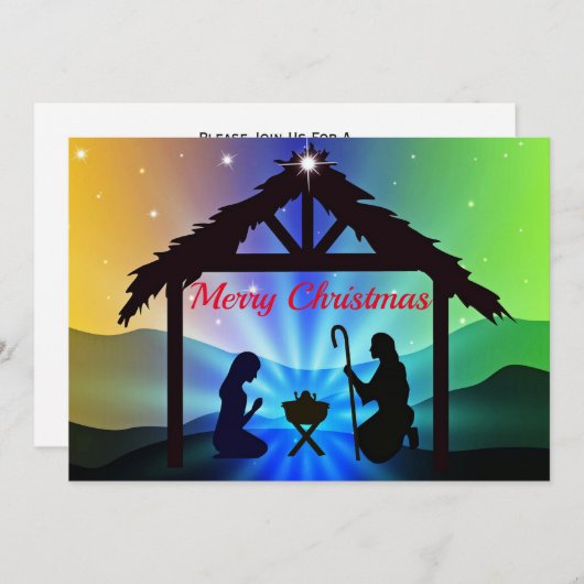 Weihnachtsmagazin Einladung (Vorne/Hinten)