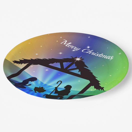 Weihnachtsmagazin Pappteller (Schrägansicht)