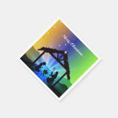 Weihnachtsmagazin Serviette (Ecke)