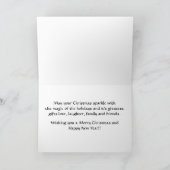 Weihnachtsmagie Feiertagskarte (Innenseite)