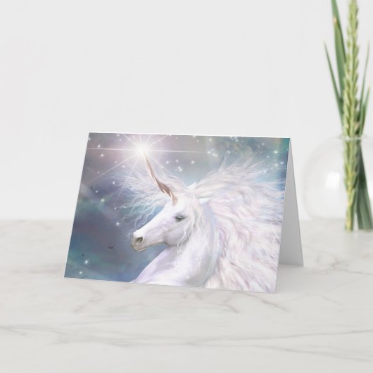 Weihnachtsmagie Feiertagskarte (Vorderseite)