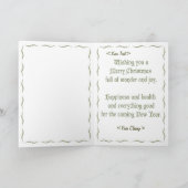 Weihnachtsmagie Feiertagskarte (Innenseite)