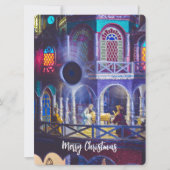 Weihnachtsmagie Feiertagskarte (Vorderseite)