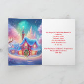 Weihnachtsmagie Feiertagskarte (Innenseite)