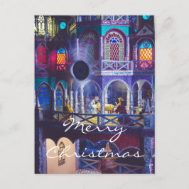 Weihnachtsmagie Feiertagspostkarte