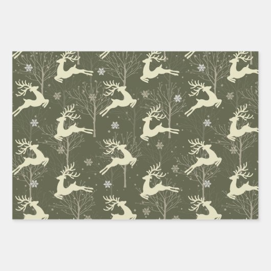 Weihnachtsmagie Geschenkpapier Set (Vorderseite 2)