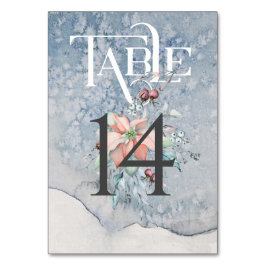 Weihnachtsmagie/Hochzeitsempfangstisch #14 Tischnummer