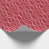 Weihnachtsmagie in Rot Geschenkpapier (Ecke)