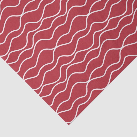 Weihnachtsmagie in Rot Seidenpapier (Detail)