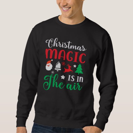 Weihnachtsmagie ist im Air Men's Sweatshirt (Vorderseite)