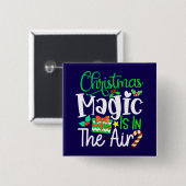 Weihnachtsmagie ist in der Luft-67876 Button (Vorne & Hinten)