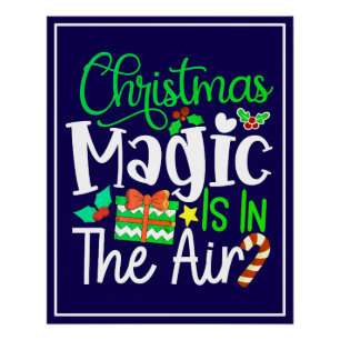 Weihnachtsmagie ist in der Luft-67876 Poster