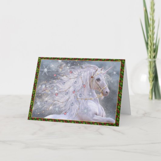 Weihnachtsmagie Karte (Vorderseite)