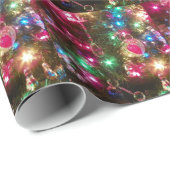 Weihnachtsmagie-Packpapier Geschenkpapier (Rolleneckpunkt)