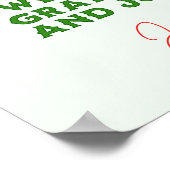 Weihnachtsmagie Personalisierte Begrüßung Poster (Ecke)