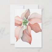 Weihnachtsmagie/Poinsettia Hochzeitsreaktion (Rückseite)