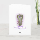 Weihnachtsmagie Reindeer Feiertagskarte (Rückseite)