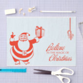 Weihnachtsmagie Santa Seidenpapier (Handwerk)